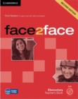 face2face Elementary Teacher's Book with DVD - Book