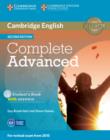 Complete Advanced Student's Book with Answers with CD-ROM - Book