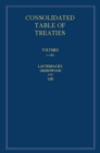 International Law Reports, Consolidated Table of Treaties : Volumes 1-160 - eBook