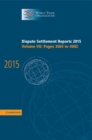 Dispute Settlement Reports 2015: Volume 7, Pages 3565–4082 - eBook