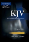 KJV Pocket Reference Bible, Black French Morocco Leather, Red-letter Text, KJ243:XR - Book
