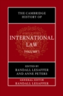The Cambridge History of International Law: Volume 1, The Historiography of International Law - Book