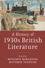 A History of 1930s British Literature - eBook