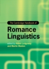 The Cambridge Handbook of Romance Linguistics - eBook