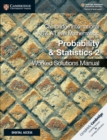 Cambridge International AS & A Level Mathematics Probability & Statistics 2 Worked Solutions Manual with Digital Access - Book