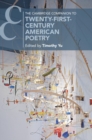 Cambridge Companion to Twenty-First-Century American Poetry - eBook