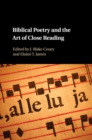 Biblical Poetry and the Art of Close Reading - eBook