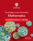 Cambridge Lower Secondary Mathematics Learner's Book 9 - eBook - eBook
