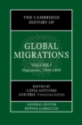 Cambridge History of Global Migrations: Volume 1, Migrations, 1400-1800 - eBook