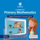 Cambridge Primary Mathematics Digital Classroom 6 Access Card (1 Year Site Licence) - Book