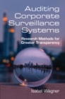 Auditing Corporate Surveillance Systems : Research Methods for Greater Transparency - eBook