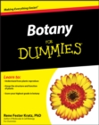 Botany For Dummies - Book