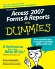 Access 2007 Forms and Reports For Dummies - eBook