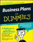Business Plans For Dummies - eBook