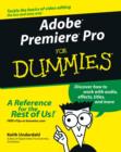 Adobe Premiere Pro For Dummies - eBook