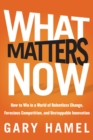 What Matters Now : How to Win in a World of Relentless Change, Ferocious Competition, and Unstoppable Innovation - eBook