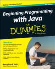 Beginning Programming with Java For Dummies - eBook