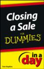 Closing a Sale In a Day For Dummies - eBook