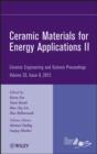 Ceramic Materials for Energy Applications II, Volume 33, Issue 9 - eBook
