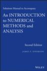 An Introduction to Numerical Methods and Analysis, Solutions Manual - eBook