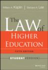 The Law of Higher Education, 5th Edition : Student Version - eBook