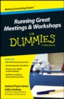 Running Great Meetings and Workshops For Dummies - Book