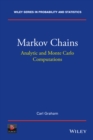Markov Chains : Analytic and Monte Carlo Computations - eBook