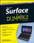 Surface For Dummies - eBook