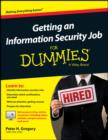 Getting an Information Security Job For Dummies - eBook