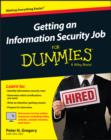 Getting an Information Security Job For Dummies - eBook