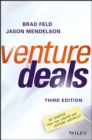 Venture Deals : Be Smarter Than Your Lawyer and Venture Capitalist - eBook