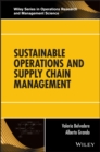 Sustainable Operations and Supply Chain Management - eBook