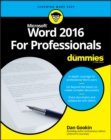 Word 2016 For Professionals For Dummies - eBook