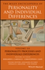 The Wiley Encyclopedia of Personality and Individual Differences, Personality Processes and Individuals Differences - eBook