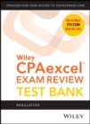 Wiley's CPA Jan 2022 Test Bank: Regulation (1-year access) - Book