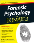 Forensic Psychology For Dummies - Book