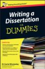 Writing a Dissertation For Dummies - eBook