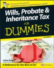 Wills, Probate, and Inheritance Tax For Dummies - eBook