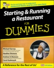 Starting and Running a Restaurant For Dummies - eBook