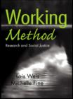 Working Method : Research and Social Justice - eBook