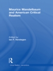 Maurice Mandelbaum and American Critical Realism - eBook