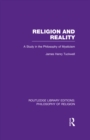 Religion and Reality : A Study in the Philosophy of Mysticism - eBook