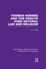 Thomas Hobbes and the Debate over Natural Law and Religion - eBook