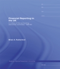 Financial Reporting in the UK : A History of the Accounting Standards Committee, 1969-1990 - eBook