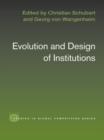 Evolution and Design of Institutions - eBook
