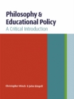 Philosophy and Educational Policy : A Critical Introduction - eBook