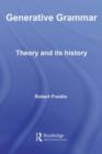 Generative Grammar : Theory and its History - eBook