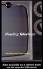 Reading Television - eBook