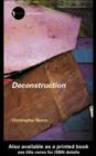 Deconstruction : Theory and Practice - eBook