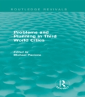 Problems and Planning in Third World Cities (Routledge Revivals) - eBook